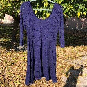 Free People lace mini dress, Size M